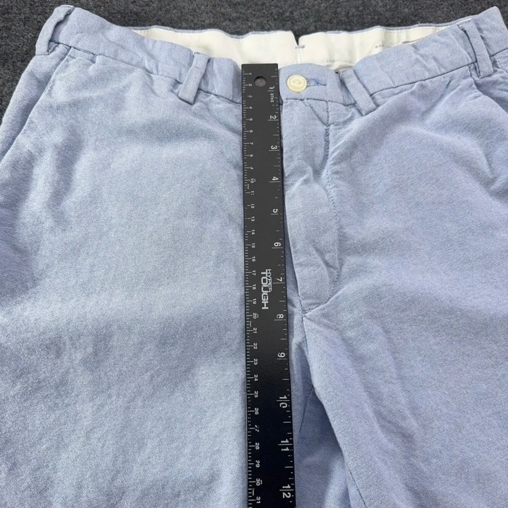 Polo Ralph Lauren Preston Fit Blue Oxford Cotton Pants Mens 32x32 (Fits 32x28)